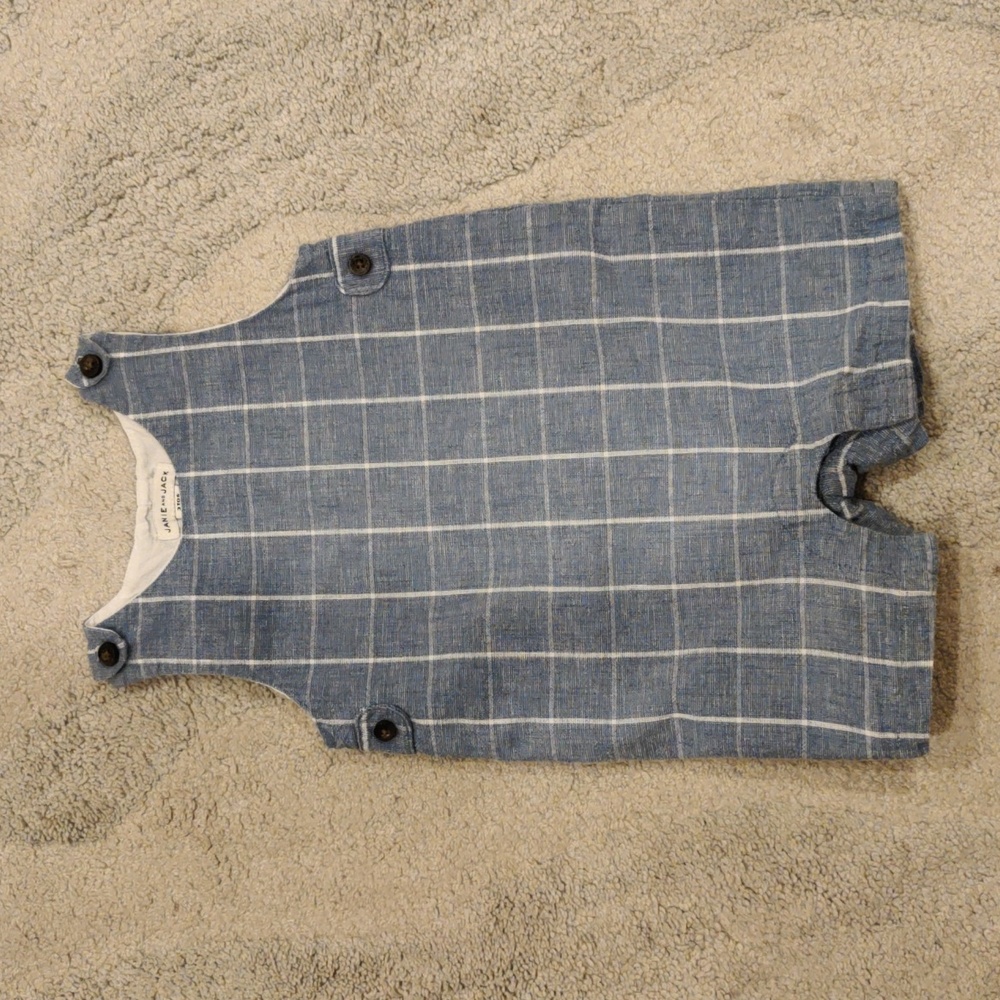 Janie & Jack Tattersall Romper